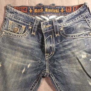 Men’s Rock Revival Kurt Straight Jeans, 31W x 32L